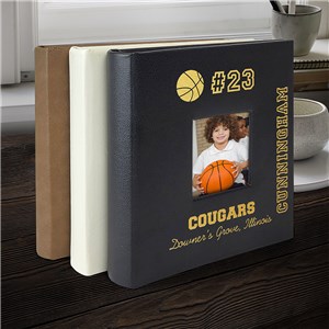 Engraved Sports Leatherette Photo Album L23076407X