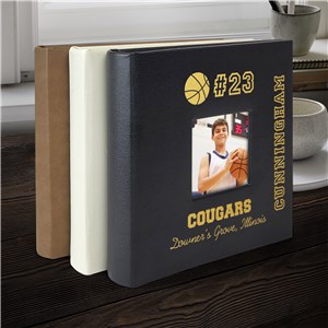 Engraved Sports Leatherette Photo Album L23076407X