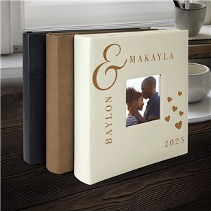 Engraved Ampersand Leatherette Photo Album L23159407X