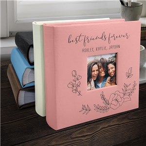 Engraved Best Friends Leatherette Photo Album L23872407X