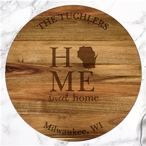 Engraved Home Sweet Home Lazy Susan L7471413