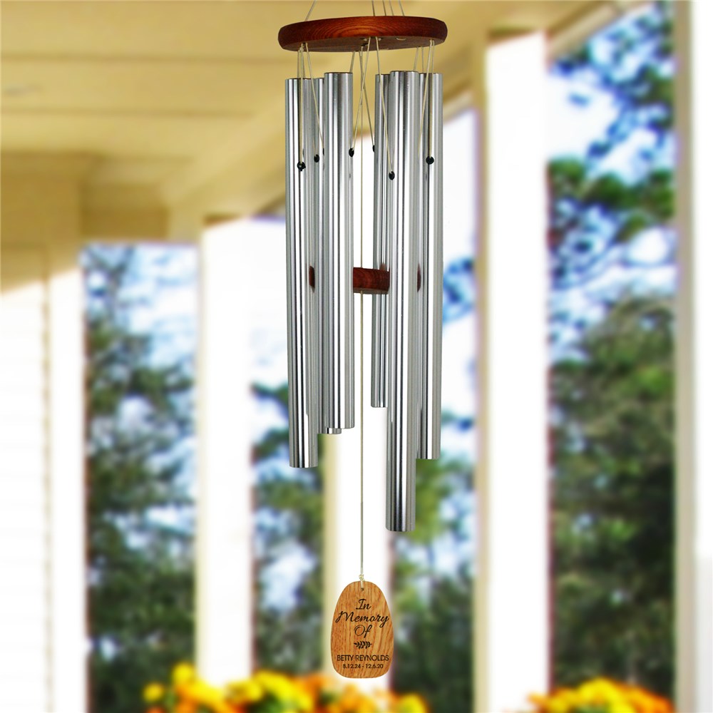 Family Initial Personalized Wind Chime | GiftsForYouNow