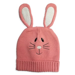 Pink Bunny Kid's Knit Hat NP0180PNK