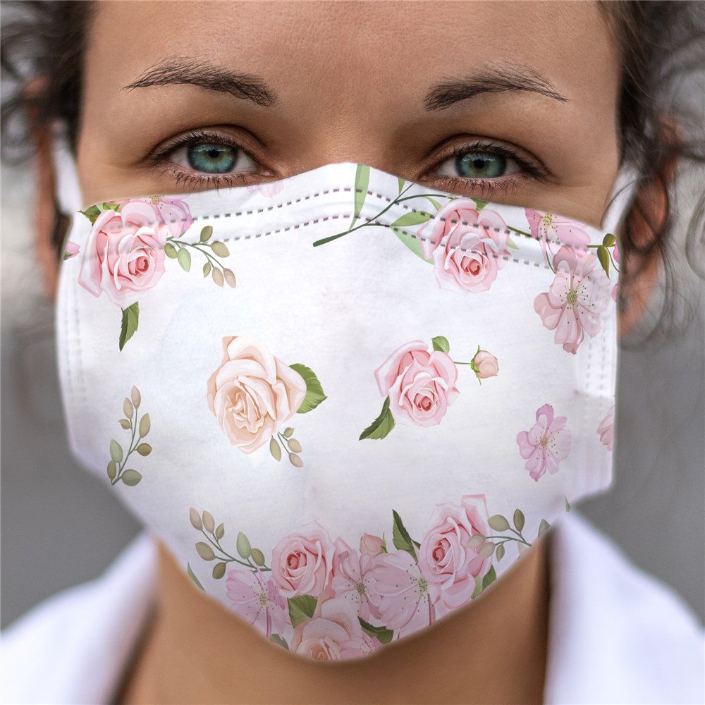 Floral Pattern Face Mask GiftsForYouNow