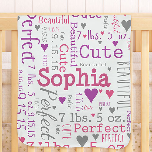 personalized baby blankets sale