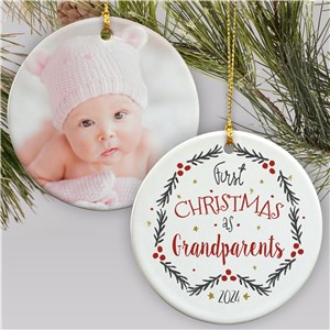 First Christmas As Photo Ornament | Picture Ornaments