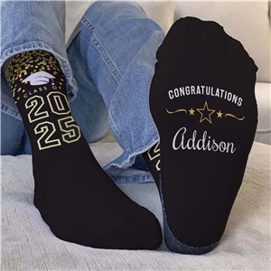 Personalized Class Of Graduation Crew Socks