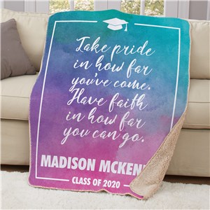 Graduation Blankets | Personalized & Embroidered