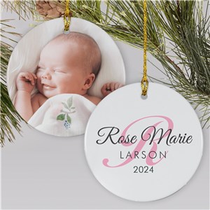 Baby's First Christmas Ornament | Photo Ornament For New Baby