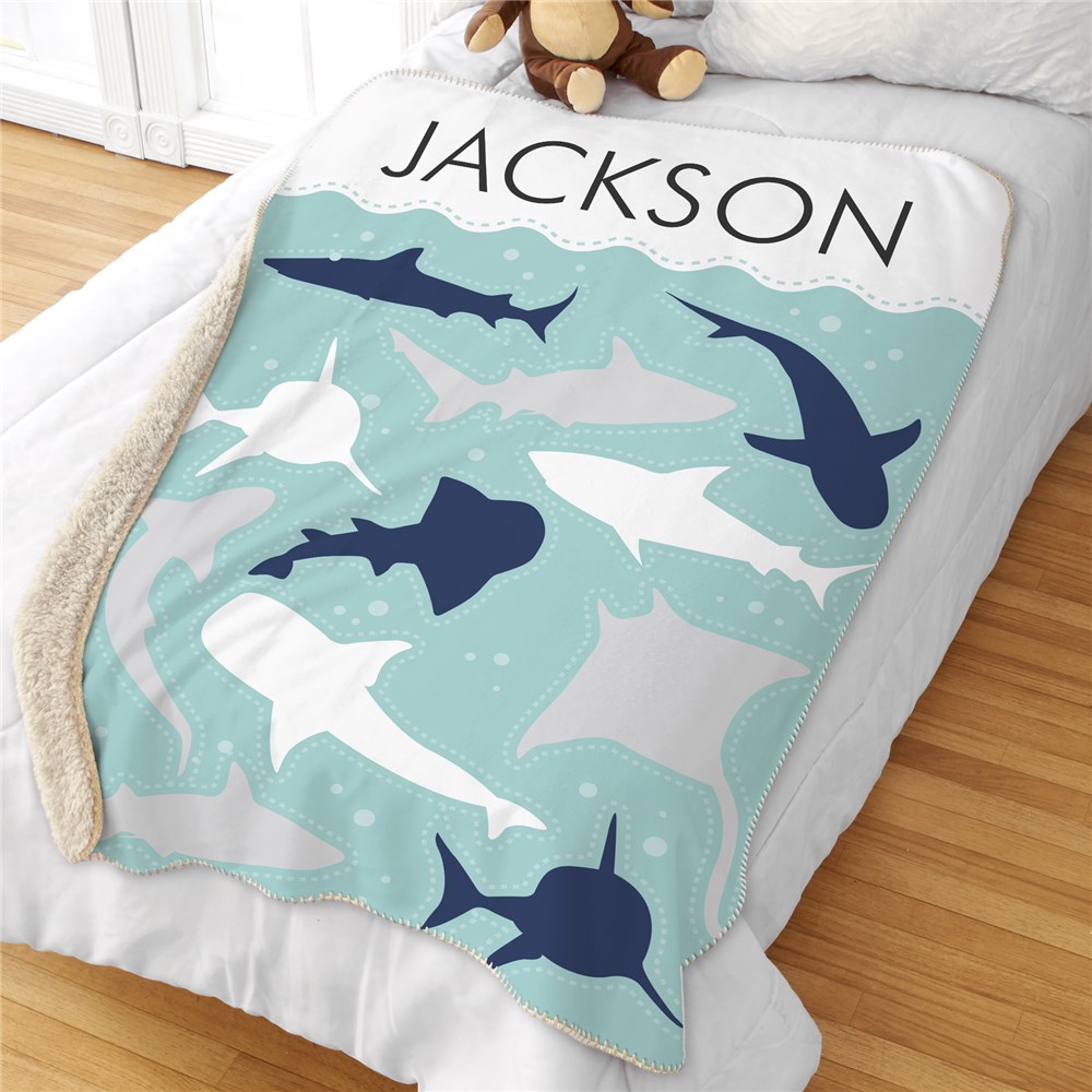 shark blanket and pillow