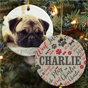 Personalized Pet Ornament | Pet Photo Ornament