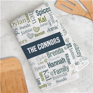 Personalized Kitchen Towels for a Wannabe Cooking Show Host