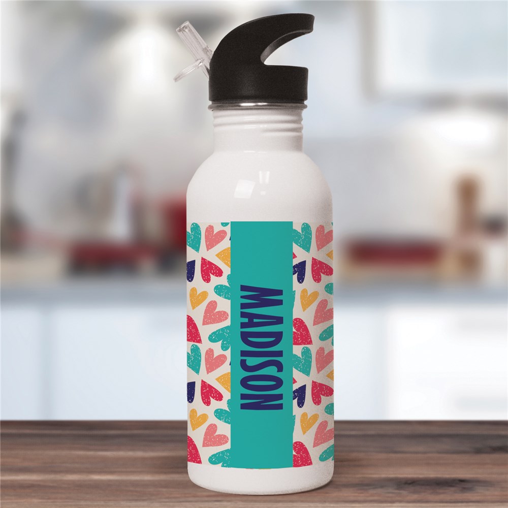 Personalized Vinyl Water Bottle For Kids