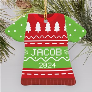Custom Christmas Sweater Ornament