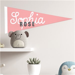 Personalized First And Middle Name Pennant U23062183