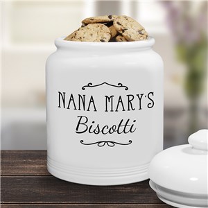 Personalized Any Message Cookie Jar U2311615X