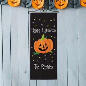 Personalized Happy Halloween Wall Hanging