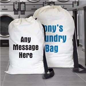 Personalized Any Message Laundry Bag U2972178X