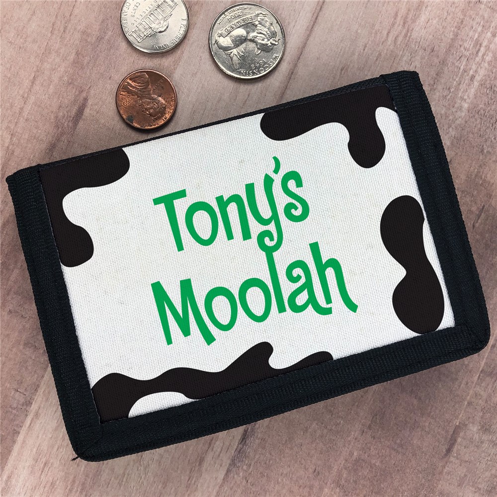 Personalized Kids Wallet | Custom Moolah Wallet | Personalized Child Gifts