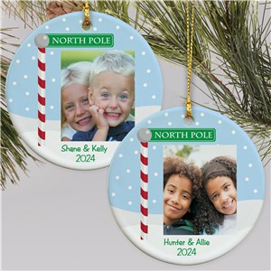 Personalized Santa Photo Ornament | Picture Ornaments