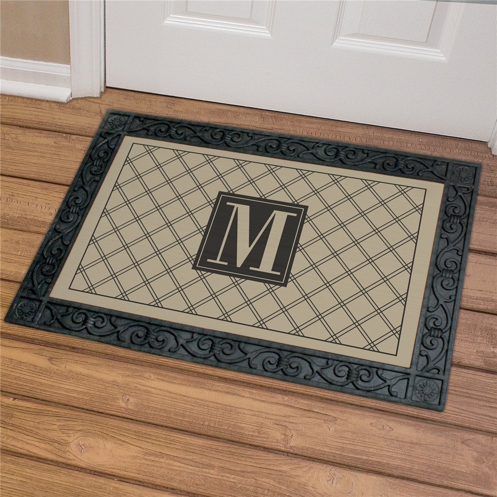 Personalized Monogrammed Doormat | GiftsForYouNow