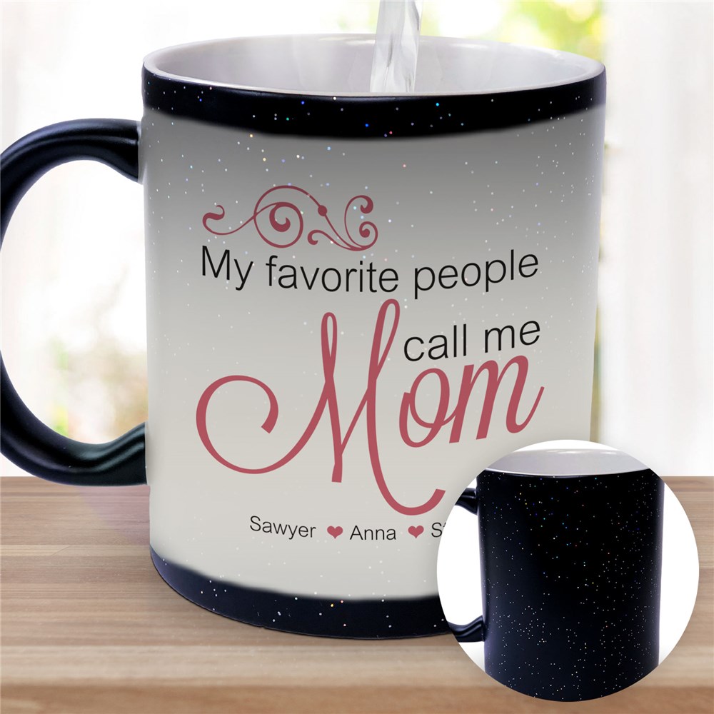 Big size Heat Sensitive Color Changing Coffee Cup Personalized