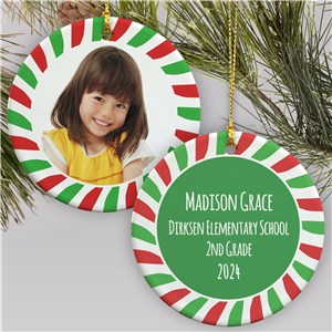 School Photo Christmas Ornament | Picture Ornaments