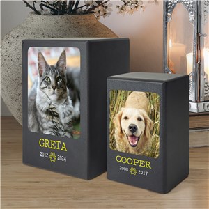 Personalized Pet Memorial Photo Urn UV1177840X