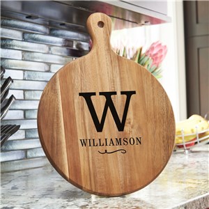 Personalized Simple Sentiment Acacia Wood Paddle UV147141