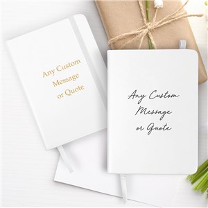 Personalized Any Message Small Leatherette Notebook UV2288941