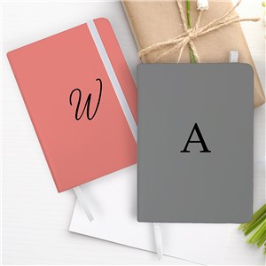 Personalized Initial Small Leatherette Notebook UV2289341