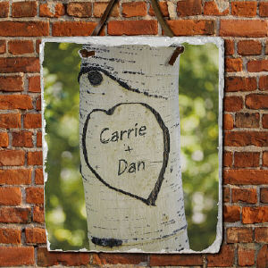 slate signs personalized plaque sitting tree giftsforyounow welcome