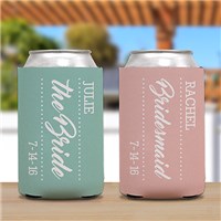 Personalized Bridal Party Koozie | GiftsForYouNow.com