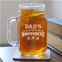 Moonshine Engraved Mason Jar | GiftsForYouNow