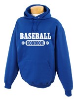 Personalized Baseball Sweatshirt | Personalized Baseball Hooded Sweatshirt