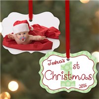 Baby's 1st Christmas Photo Ornament | GiftsForYouNow